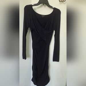 Express Black Long Sleeve Dress